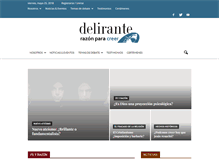 Tablet Screenshot of delirante.org